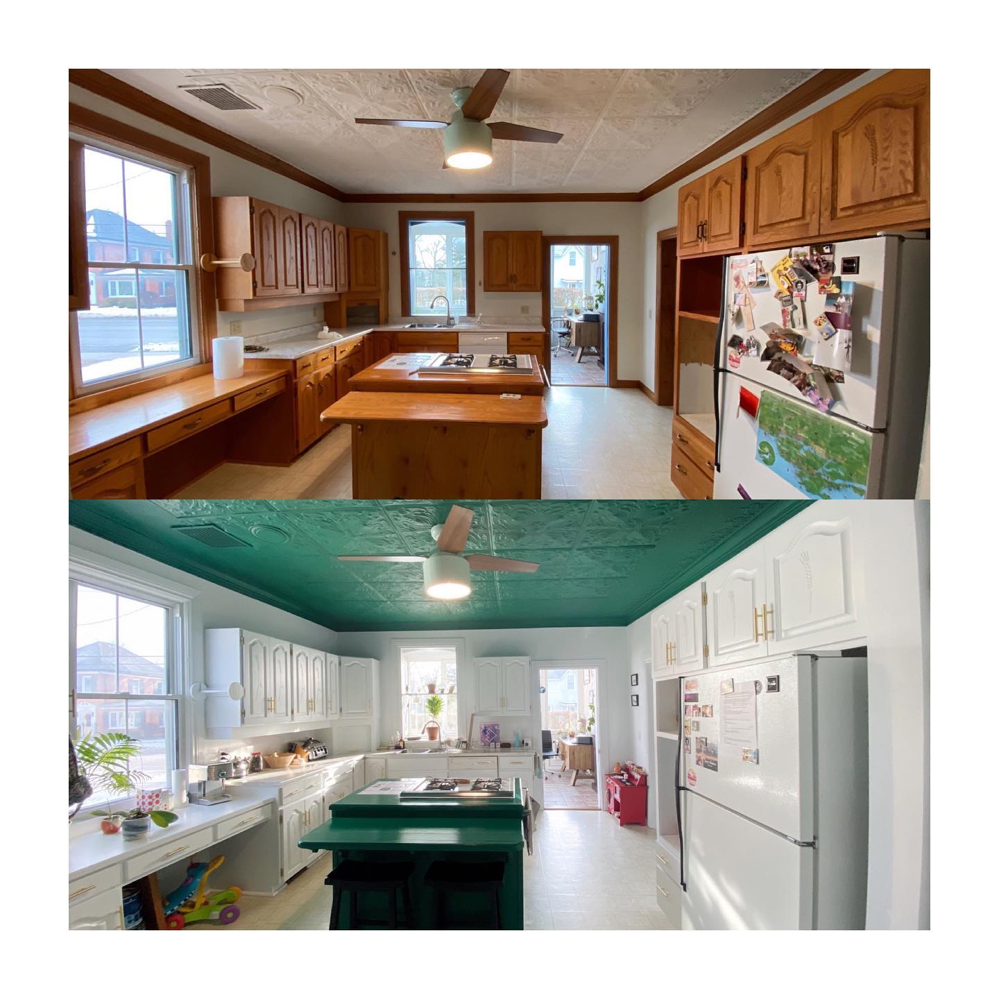 before & after kitchen